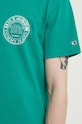Бавовняна футболка Tommy Jeans Archive Games DM0DM19545 зелений