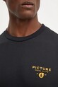 Βαμβακερό μπλουζάκι Picture Usil MTS1104 μαύρο