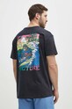 Odzież Picture t-shirt bawełniany Tsunami MTS1147 czarny