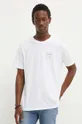 λευκό Βαμβακερό μπλουζάκι Levi's Pride