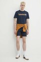 Timberland tricou din bumbac TB0A5UPQ4331 bleumarin SS24