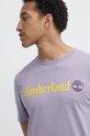 Timberland tricou din bumbac violet TB0A5UPQEG71