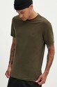 C.P. Company t-shirt bawełniany Jersey Goggle 16CMTS044A005100W zielony SS24