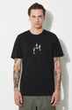 Abbigliamento C.P. Company t-shirt in cotone Jersey Relaxed Graphic 16CMTS143A006586W nero