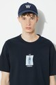 C.P. Company cotton t-shirt Mercerized Jersey Twisted Graphic 16CMTS163A006203W navy