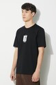 C.P. Company cotton t-shirt Mercerized Jersey Twisted Graphic black 16CMTS163A006203W