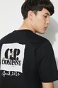 C.P. Company cotton t-shirt Mercerized Jersey Twisted Graphic 16CMTS163A006203W black