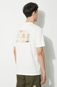 Clothing C.P. Company cotton t-shirt Jersey Artisanal Three Cards 16CMTS288A005431G beige
