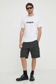 Хлопковая футболка The Kooples HTSC28024K белый SS24