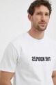 Хлопковая футболка The Kooples белый HTSC28024K