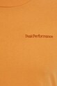 Хлопковая футболка Peak Performance G79570 оранжевый