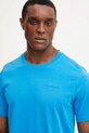 Peak Performance tricou din bumbac albastru G79570
