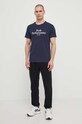 Бавовняна футболка Peak Performance G79567 темно-синій SS25
