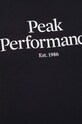 Bombažna kratka majica Peak Performance G79567 črna