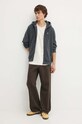 Abercrombie & Fitch tricou din bumbac KI124.4270.150 bej SS24