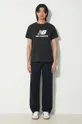 New Balance tricou din bumbac Sport Essentials negru