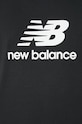 Βαμβακερό μπλουζάκι New Balance Sport Essentials MT41502BK