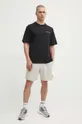Βαμβακερό μπλουζάκι Reebok Classic Basketball μαύρο