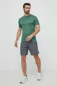 Kratka majica za vadbo Reebok Athlete zelena