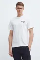 beżowy Reebok t-shirt bawełniany Brand Proud
