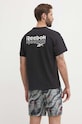 Одежда Хлопковая футболка Reebok Brand Proud 100076383 чёрный