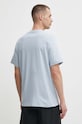 Reebok t-shirt bawełniany Identity 100076430 niebieski SS24