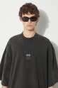 032C cotton t-shirt 'X' Layered T-Shirt SS24.C.1055 black