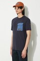 Napapijri cotton t-shirt S-Tepees navy NP0A4HQJ1761