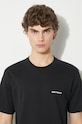 Odzież Norse Projects t-shirt bawełniany Johannes Organic Logo N01.0606.9999 czarny