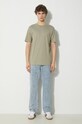 Norse Projects t-shirt bawełniany Johannes Organic N Logo N01.0643.2053 beżowy SS24