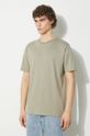Bavlněné tričko Norse Projects Johannes Organic N Logo béžová N01.0643.2053
