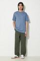 Norse Projects tricou din bumbac Johannes N01.0643.7121 albastru SS24