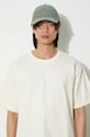 Bavlnené tričko Norse Projects Simon Loose Printed N01.0656.0957 béžová