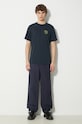 Tričko Fjallraven Walk With Nature T-shirt M F12600216.555 tmavomodrá SS25