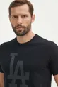 чорний Бавовняна футболка 47 brand MLB Los Angeles Dodgers