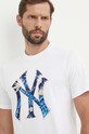 47 brand tricou din bumbac MLB New York Yankees alb BB017TEMECH610503WW