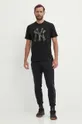 Бавовняна футболка 47 brand MLB New York Yankees чорний