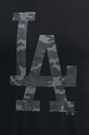 Bavlněné tričko 47 brand MLB Los Angeles Dodgers BB012TEMECH608510JK černá