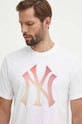 47 brand tricou din bumbac MLB New York Yankees alb BB017TEMECH618798WW