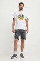Bavlněné tričko 47 brand MLB Oakland Athletics BC018TEMECH615133WW bílá SS24