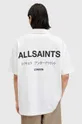 λευκό Βαμβακερό μπλουζάκι πόλο AllSaints UNDERGROUND SS POLO