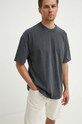 AllSaints t-shirt bawełniany MONTANA SS CREW szary MD510Z