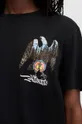 Бавовняна футболка AllSaints EAGLE MOUNTAIN SS CR чорний