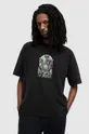 nero AllSaints t-shirt in cotone FREESPIRIT SS CREW Uomo