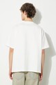 Îmbrăcăminte PLEASURES tricou din bumbac Harness Heavyweight T-Shirt P24SP010.WHITE alb