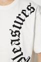 Памучна тениска PLEASURES Harness Heavyweight T-Shirt P24SP010.WHITE бял