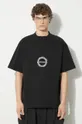 PLEASURES t-shirt bawełniany Twirl Henley 100 % Bawełna