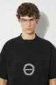 PLEASURES t-shirt bawełniany Twirl Henley Męski