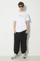 PLEASURES t-shirt in cotone Stack T-Shirt bianco