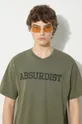 Pamučna majica Engineered Garments Printed Cross Crew Neck T-shirt 100% Pamuk